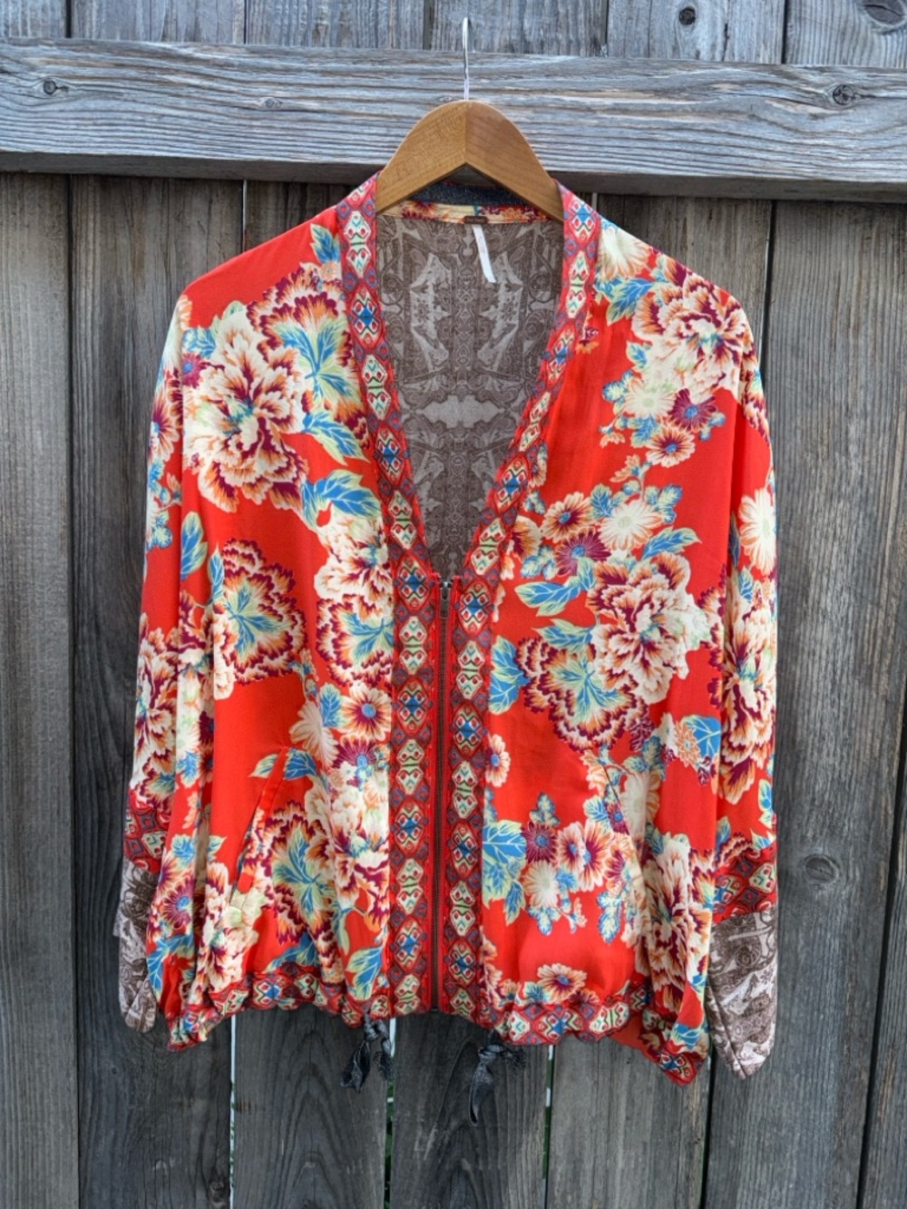FREE PEOPLE Wildflower Cinched Kimono Size XS/S - Picture 6 of 11